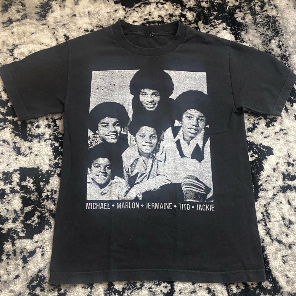 Vintage black Jackson 5 T-shirt